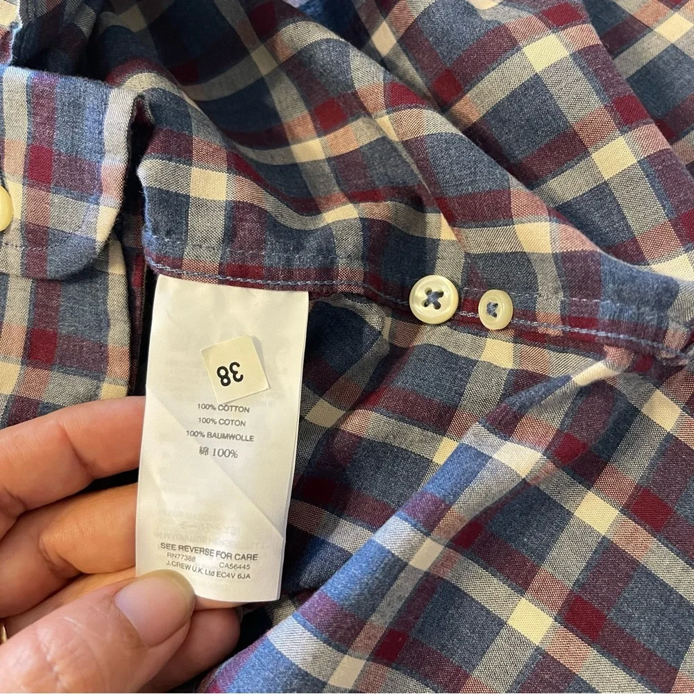 J.‎ Crew Classic Plaid Casual Button Down Shirt